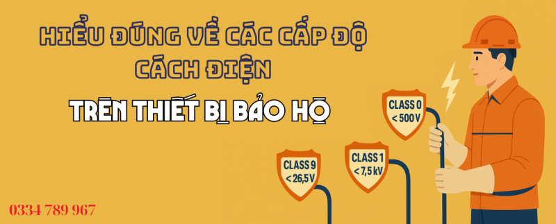 Cấp độ cách điện trên thiết bị bảo hộ, bảo hộ eco3d, thiết bị cách điện,