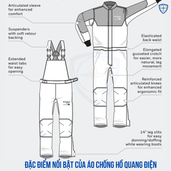 áo chống hồ quang điện, bảo hộ eco3d, salisbury,
