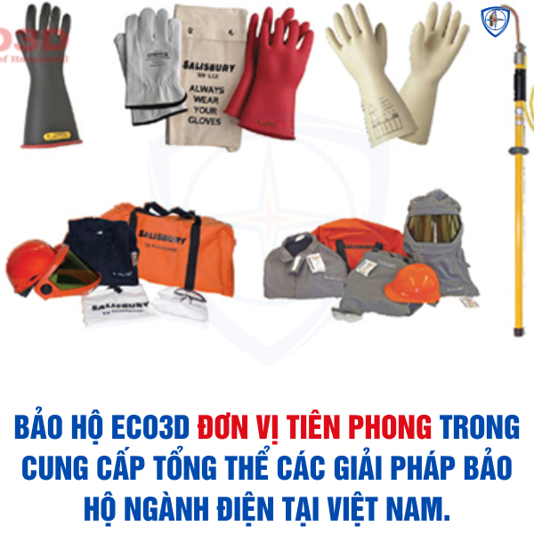 bảo hộ eco3d, Thảm cách điện,Thảm cách điện, quần áo chống hồ quang điện, 