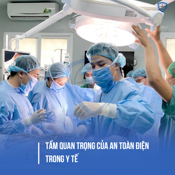 An toàn điện trong y tế, bảo hộ eco3d, quần áo cách điện, thảm cách điện,