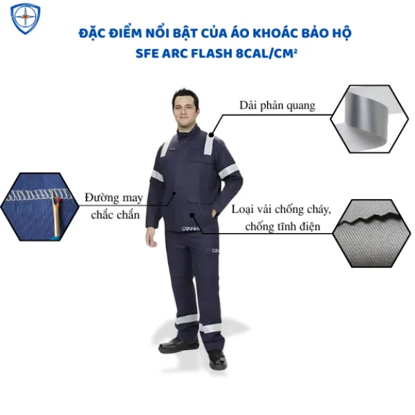 quần áo nam, quần áo nam bảo hộ ngành điện, đồng phục bảo hộ ngành điện, Bảo hộ ECO3D, Trang phục bảo hộ lao động ngành điện,