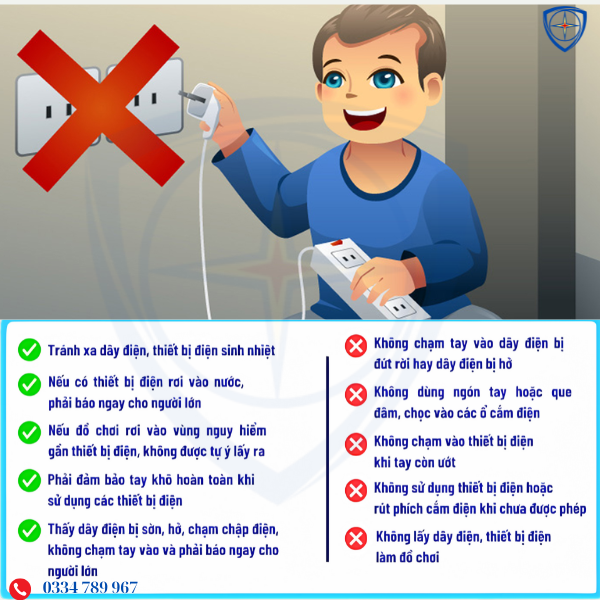 an toàn điện, bảo hộ lao động, an toàn điện gia đình, găng tay cách điện, thảm cách điện, 