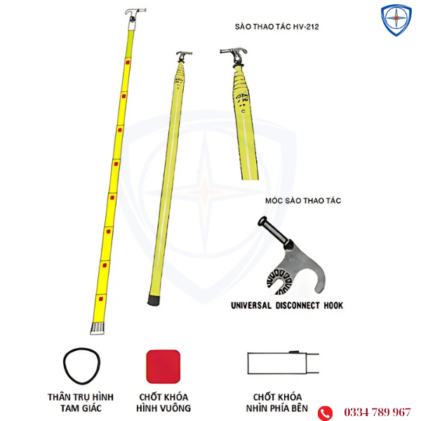 sào thao tác, sào thao tác cách điện, sào cách điện hạ thế, sào cách điện trung áp, sào cách điện hạ áp, sào cách điện cao áp.