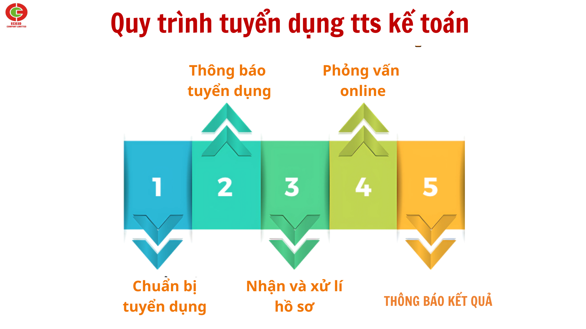 tuyển dụng thực tập, tuyển dụng, kế toán, eco3d,