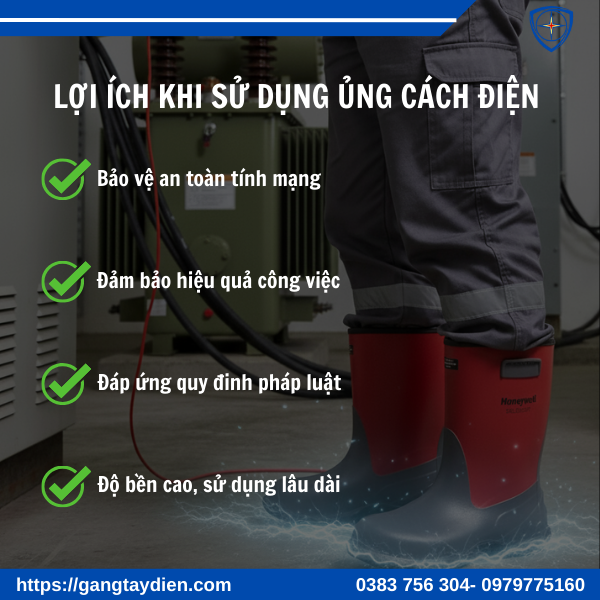 ủng cách điện, ủng cao su cách điện, ủng bảo hộ lao động, giày ủng an toàn điện, bảo hộ điện eco3d, 