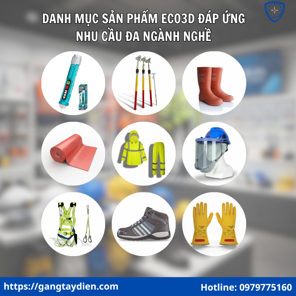 Hợp Tác Phân Phối Bảo hộ lao động ECO3D, Đồ bảo hộ chính hãng, nhà phân phối uy tín, thiết bị bảo hộ giá tốt,