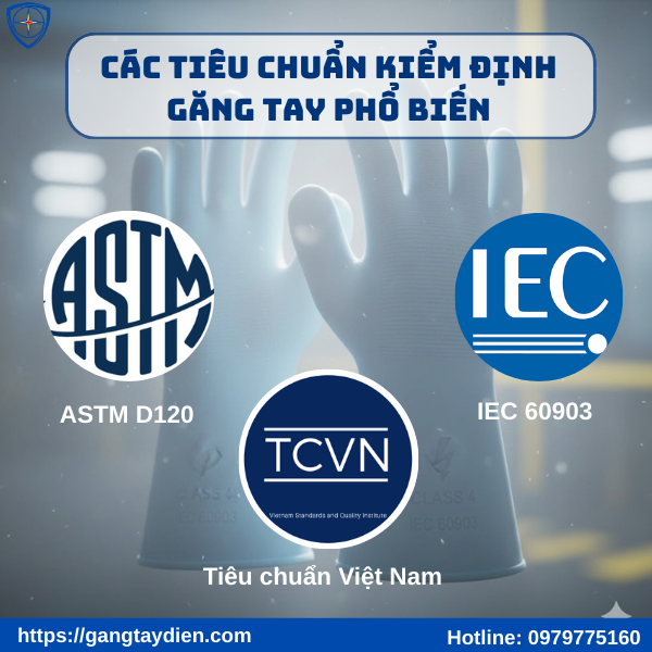 Tiêu chuẩn kiểm định găng tay cách điện, găng tay cách điện hạ áp, dụng cụ bảo hộ điện, ECO3D, bảo họ điện ECO3D, găng tay cách điện cao áp, găng tay cách điện VICADI, dụng cụ cách điện,