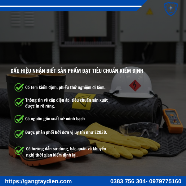 Tiêu chuẩn kiểm định găng tay cách điện, găng tay cách điện hạ áp, dụng cụ bảo hộ điện, ECO3D, bảo họ điện ECO3D, găng tay cách điện cao áp, găng tay cách điện VICADI, dụng cụ cách điện,