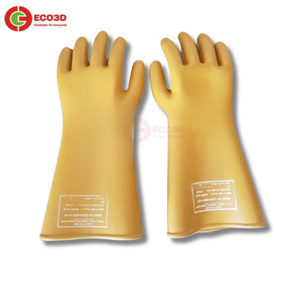 găng tay cách điện 10KV Vicadi, bảo hộ eco3d, bảo hộ ngành điện,