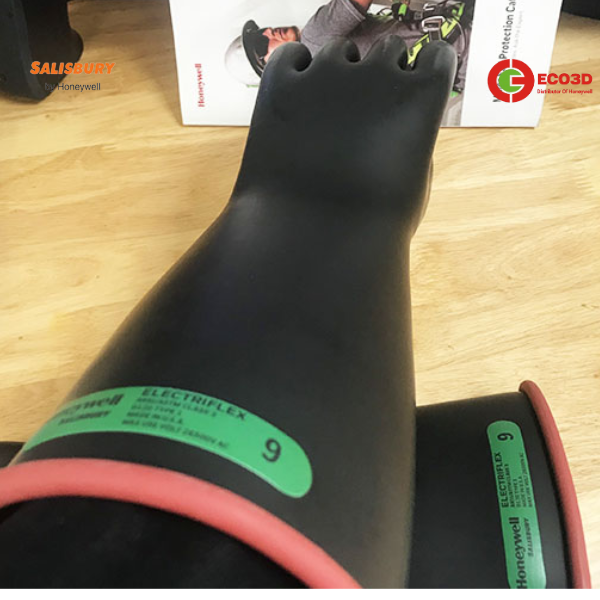 găng tay cách điên, GĂNG TAY CÁCH ĐIỆN CAO THẾ E214RB SALISBURY 17KV, bảo hộ eco3d, bảo hộ ngành điện, dụng cụ cách điện,