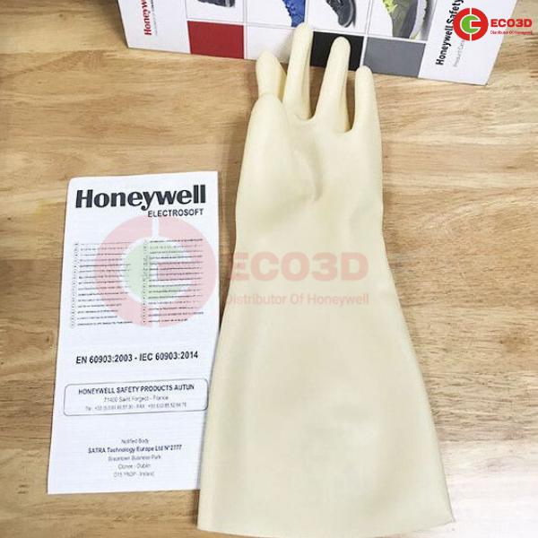 găng tay cách điện, Găng tay cách điện Honeywell class 0 1000V nhập, bảo hộ eco3d, bảo hộ ngành điện,