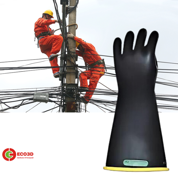 găng tay cách điên, GĂNG TAY CÁCH ĐIỆN CAO THẾ E214RB SALISBURY 17KV, bảo hộ eco3d, bảo hộ ngành điện, dụng cụ cách điện,