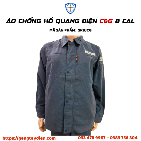ÁO CHỐNG HỒ QUANG ĐIỆN, ÁO CHỐNG HỒ QUANG ĐIỆN C&G, c&g, quần áo bảo hộ điện, quần áo chống hồ quang,