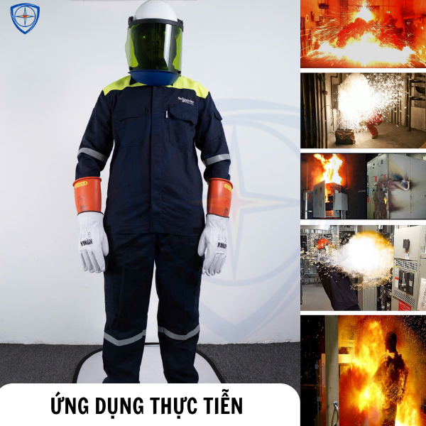 ÁO CHỐNG HỒ QUANG ĐIỆN, ÁO CHỐNG HỒ QUANG ĐIỆN PETROL CHEM, quần áo chống hồ quang điện,