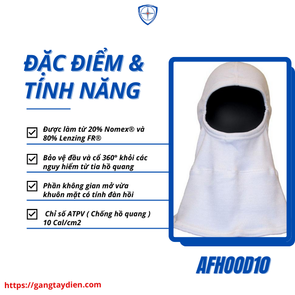 ÁO TRÙM ĐẦU CHỐNG HỒ QUANG ĐIỆN SALISBURY, BẢO HỘ ECO3D, QUẦN ÁO CÁCH ĐIỆN, SALISBURY, 