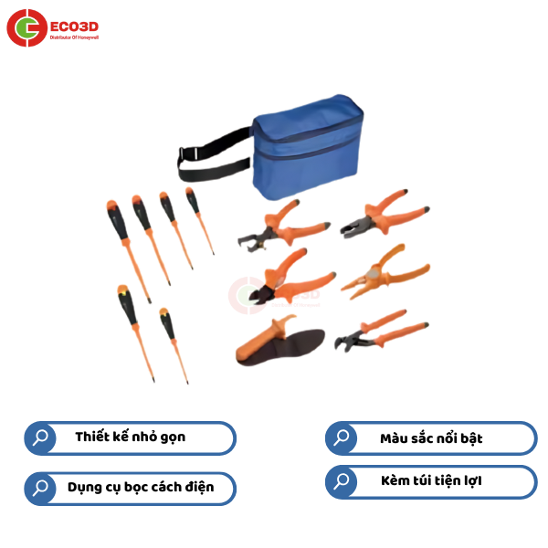 bộ dụng cụ cách điện, bảo hộ eco3d, bảo hộ ngành điện, dụng cụ cách điện,