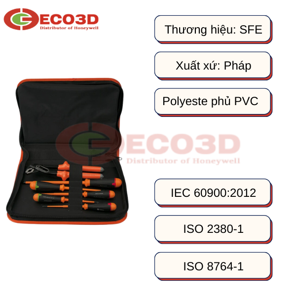 bộ dụng cụ cách điện, bảo hộ eco3d, thiết bị bảo hộ điện, bảo họ ngành điện,