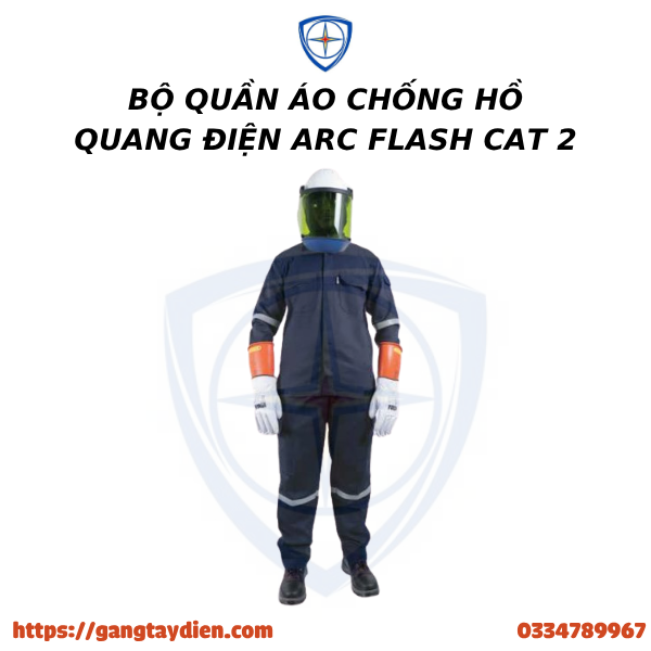 BỘ QUẦN ÁO CHỐNG HỒ QUANG ĐIỆN ARC FLASH, arc flash, quần áo chống hồ quang điện,