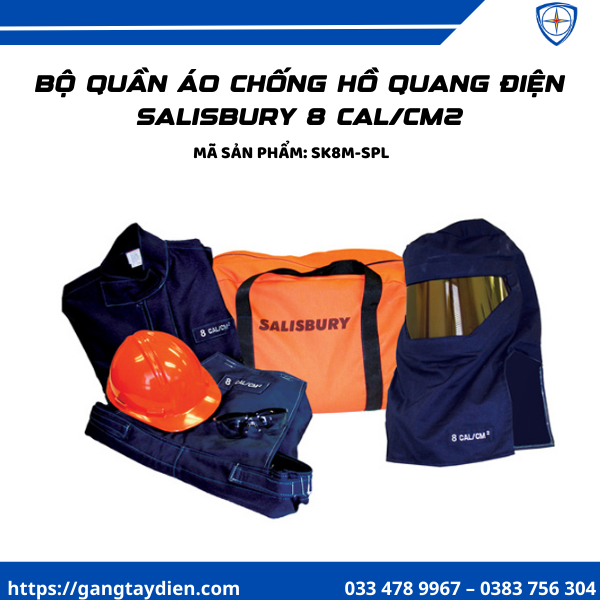 bộ quần áo chống hồ quang điện, quần áo bảo hộ chống hồ quang điện salisbury, quần áo chống hồ quang điện salisbury, salisbury, bảo hộ điện eco3d, quần áo cách điện,
