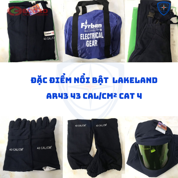 BỘ QUẦN ÁO HỒ QUANG LAKELAND , BẢO HỘ ECO3D, QUẦN ÁO CÁCH ĐIỆN,