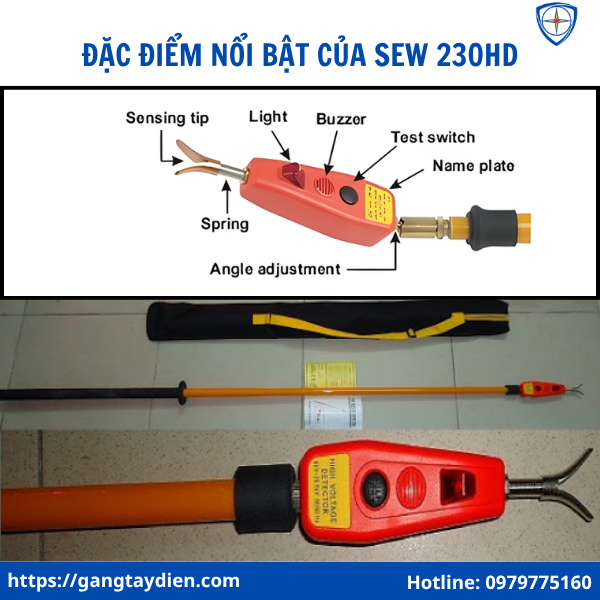 Bút Thử Điện 35kV, Bút Thử Điện 35kV SEW, Bút Thử Điện 35kV SEW 230HD, bút thử điện tiếp xúc, bút thử điện cao áp, bút thử điện giá rẻ, bút thử điện sew, bảo hộ điện eco3d, eco3d,
