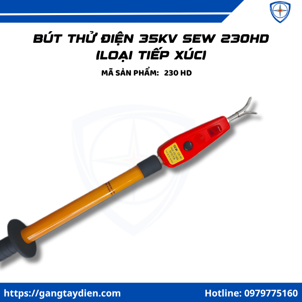 Bút Thử Điện 35kV, Bút Thử Điện 35kV SEW, Bút Thử Điện 35kV SEW 230HD, bút thử điện tiếp xúc, bút thử điện cao áp, bút thử điện giá rẻ, bút thử điện sew, bảo hộ điện eco3d, eco3d,