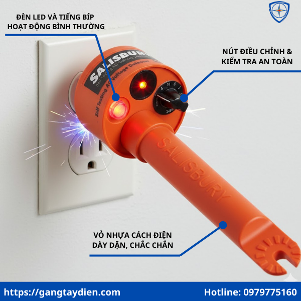 Bút thử điện VOLT DETECT 44KV, bút thử điện 44kv, bút thử điện cao áp, bút thử điện trung thế, bút thử điện không tiếp xúc, volt detect 44kv giá, thiết bị kiểm tra điện áp 44kv, bút thử điện hồ quang, dụng cụ kiểm tra điện áp cao, bút thử điện công nghiệp, bút thử điện salisbury 44kv, salisbury, bảo hộ điện eco3d, eco3d,