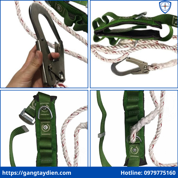 Dây Đai An Toàn Cho Thợ Điện D07, dây đai an toàn cho điện lực, dây đai an toàn thợ điện, dây đai an toàn có móc lớn, dây an toàn giá tốt, dây đai an toàn đạt chuẩn, dây đai bảo hộ lao động, dây an toàn chống rơi, bảo hộ điện eco3d, eco3d,