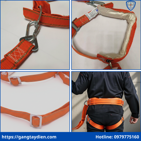 Dây Đai An Toàn Điện Lực Ngang Hông, dây đai an toàn điện lực 1 móc, dây đai bảo hộ điện lực 200kg, dây an toàn làm việc trên cao, dây đai an toàn công nhân điện, dây an toàn leo trụ điện, dây đai an toàn giá tốt, bảo hộ điện eco3d, eco3d,