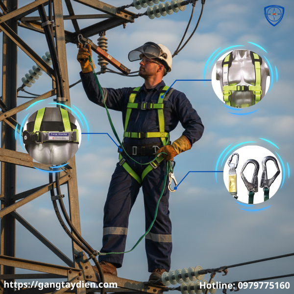 Dây Đai Bán Thân COV Hàn Quốc Loại 2 Móc, dây đai an toàn COV, dây đai bán thân 2 móc, dây đai an toàn Hàn Quốc, dây đai an toàn cho điện lực, dây đai an toàn thợ điện, dây đai an toàn có móc lớn, dây an toàn nửa thân giá tốt, dây đai an toàn đạt chuẩn, dây đai bảo hộ lao động, dây an toàn chống rơi, bảo hộ điện eco3d, eco3d,