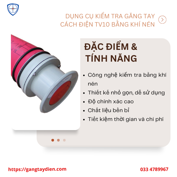 DỤNG CỤ KIỂM TRA GĂNG TAY CÁCH ĐIỆN, bảo hộ eco3d, dụng cụ cách điện,