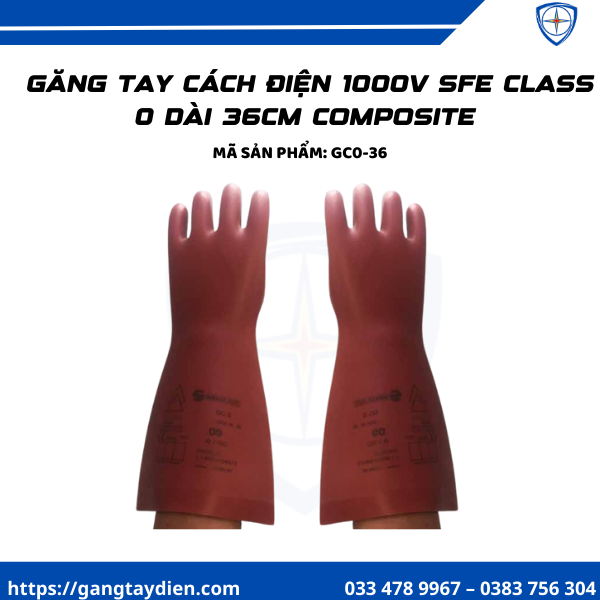 găng tay cách điện 1000v, găng tay cách điện 1000v composite, găng tay điện 1000v, găng tay sfe, bao tay cách điện 1000v,
