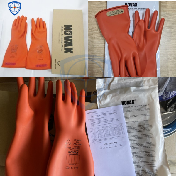 GĂNG TAY CÁCH ĐIỆN NOVAX, bảo hộ eco3d, dụng cụ cách điện,