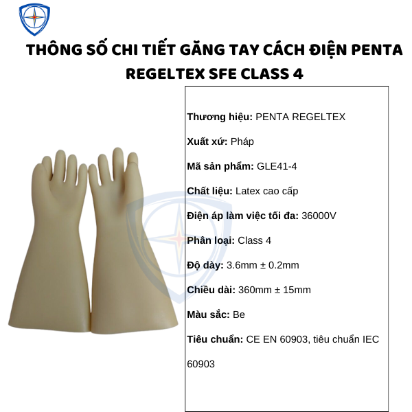 GĂNG TAY CÁCH ĐIỆN PENTA REGELTEX, bảo hộ eco3d, dụng cụ cách điện, bảo hộ ngành điện,