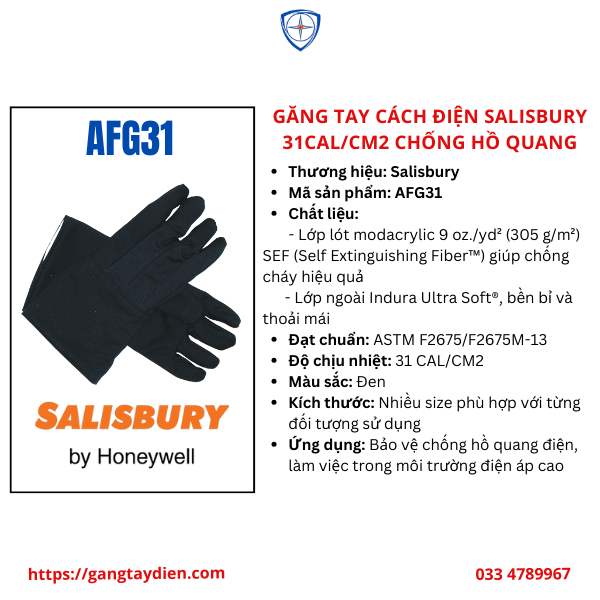 GĂNG TAY CÁCH ĐIỆN SALISBURY, bảo hộ eco3d, quần áo cách điện,
