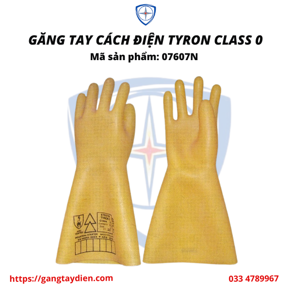 Găng tay cách điện TYRON, bảo hộ eco3d, găng tay cách điện, găng tay tyron,