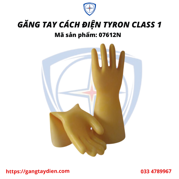 GĂNG TAY CÁCH ĐIỆN TYRON, bảo hộ eco3d, găng tay cách điện, PIP,