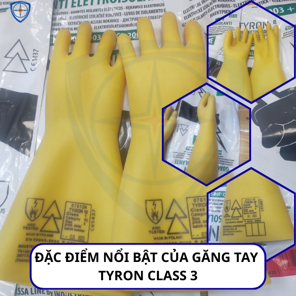 Găng tay cách điện TYRON, Găng tay TYRON, Găng tay cách điện Class 3, găng tay cách điện 26500v, găng tay cách điện cao thế, bao tay cách điện cao thế, bao tay điện 26500v,