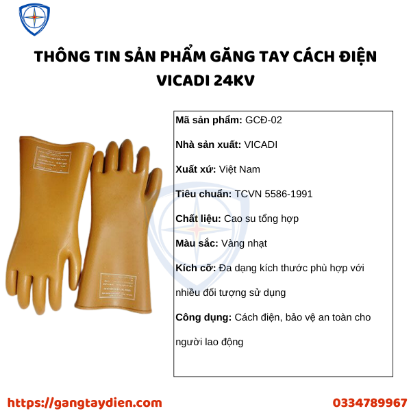 GĂNG TAY CÁCH ĐIỆN VICADI, BẢO HỘ ECO3D, DỤNG CỤ CÁCH ĐIỆN,