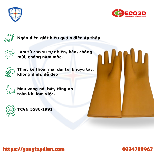 GĂNG TAY CAO SU CÁCH ĐIỆN HẠ ÁP VICADI, găng tay cách điện, vicadi, găng tay hạ áp,