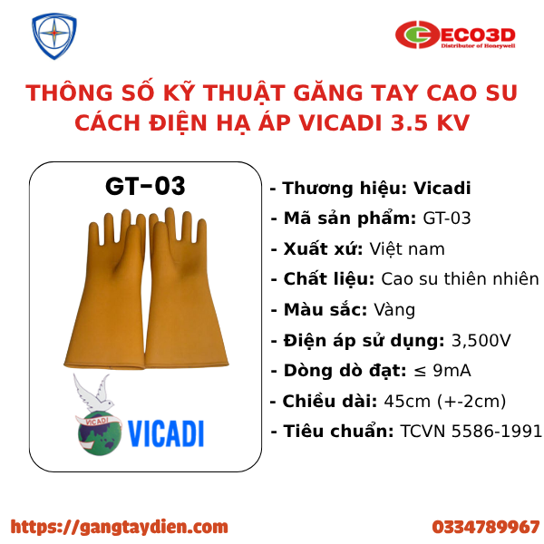 GĂNG TAY CAO SU CÁCH ĐIỆN HẠ ÁP VICADI, găng tay cách điện, vicadi, găng tay hạ áp,