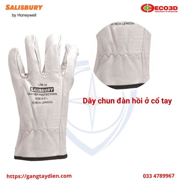 GĂNG TAY DA DÊ BẢO VỆ LỚP NGOÀI SALISBURY, bảo hộ eco3d, găng tay cách điện,