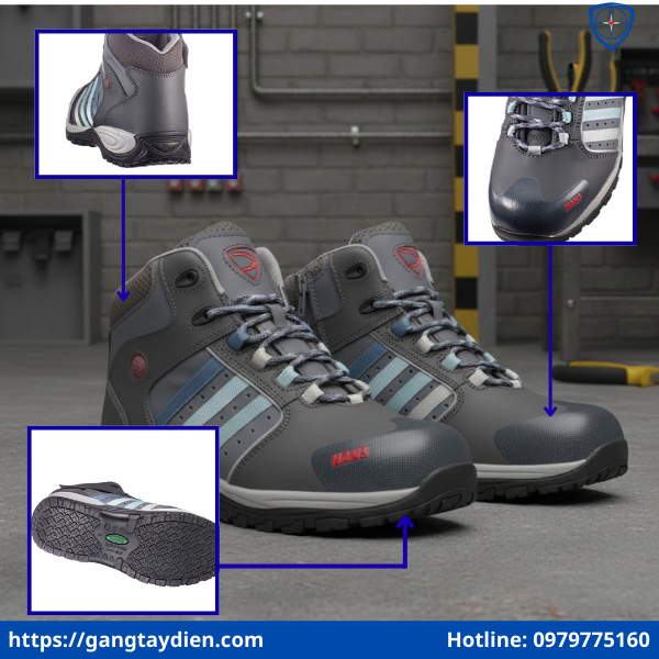 Giày Bảo Hộ Cách Điện Hans HS52NR , giày cách điện JOGGER, giày bảo hộ lao động nam, giày bảo hộ siêu nhẹ, giày cách điện HANS, giày safety jogger, bảo hộ lao động giá rẻ, bảo hộ điện eco3d, eco3d, giày bảo hộ lao động nam,