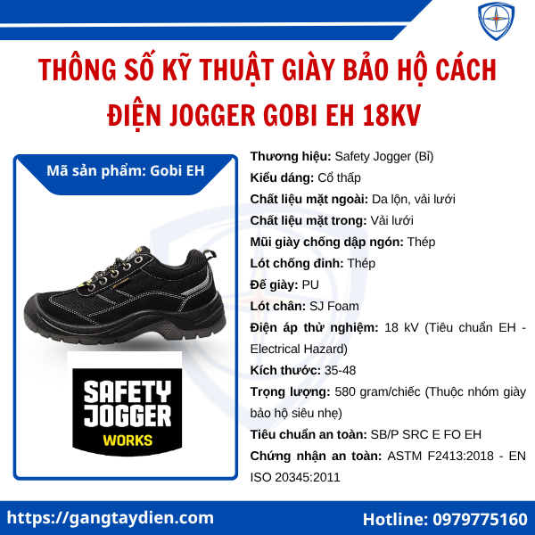 Giày bảo hộ Cách Điện Jogger, giày cách điện JOGGER, giày bảo hộ lao động nam, giày bảo hộ siêu nhẹ, giày cách điện HANS, giày safety jogger, bảo hộ lao động giá rẻ, bảo hộ điện eco3d, eco3d, giày bảo hộ lao động nam,