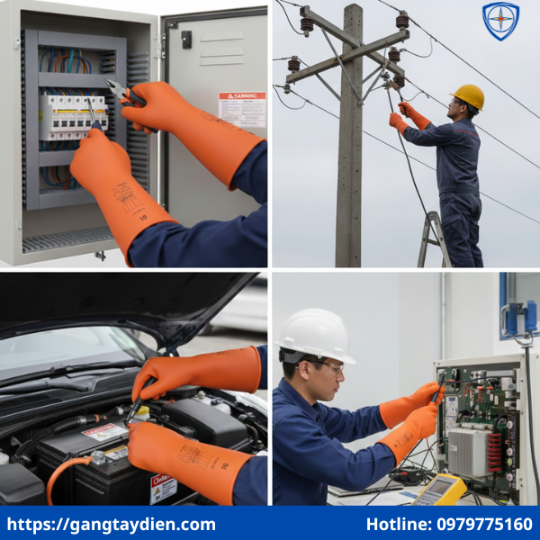 Găng tay cách điện Novax 17000V, găng tay cách điện cao thế novax, găng tay cách điện 17000V, bao tay cách điện cao thế Novax,  Novax class 2, 