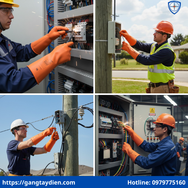 Găng tay cách điện Novax Class 0 1000V, Găng tay cách điện 1000v, găng tay cách điện Novax 1000V, găng tay cách điện 1kv, găng tay cách điện class 0,