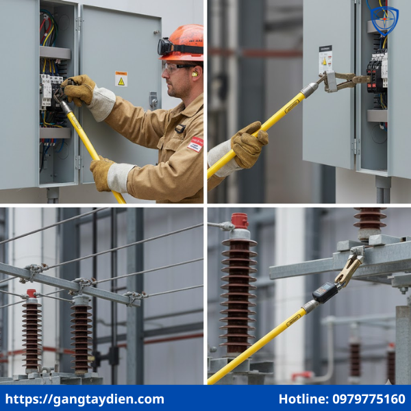 Gậy chuyển đổi đa năng Salisbury 16 inch, Gậy chuyển đổi cách điện, gậy cách điện salisbury, sào cách điện salisbury,