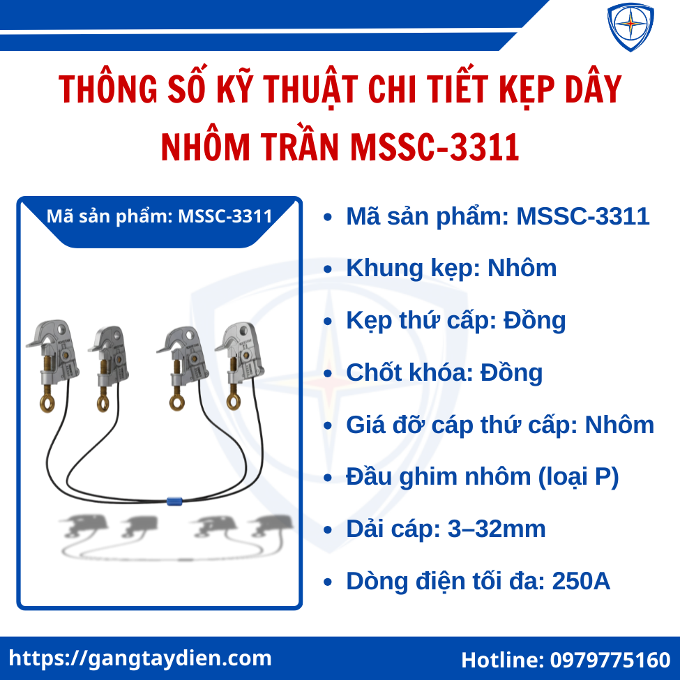 KẸP NHÔM CHO CÁP TRẦN, Kẹp ghim dây bọc nhánh, Kẹp ghim dây bọc tiếp đất, Kẹp nhôm cho cáp trần, bảo hộ điện eco3d, eco3d, Kẹp dây nhôm trần MSSC-3311, Kẹp dây nhôm trần MSSC-3311 chính hãng,Kẹp dây nhôm trần MSSC-3311 ở đâu,