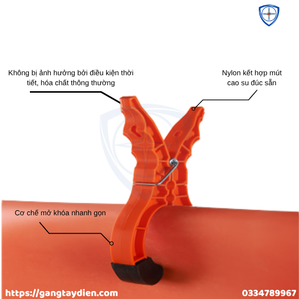 KẸP NOVAX, KẸP NOVAX GIỮ THẢM, CỐ ĐỊNH TẤM PHỦ CÁCH ĐIỆN, BẢO HỘ ECO3D, DỤNG CỤ CÁCH ĐIỆN,