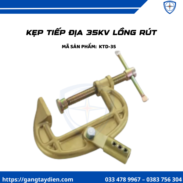 Kẹp tiếp địa 35kV, kẹp cách điện giá rẻ, kẹp bảo hộ lao động, dụng cụ bảo hộ lao động, bảo hộ điện eco3d, quần áo bảo hộ lao động, thảm cách điện,